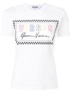 Versus Rectangular Framed Logo T-shirt - White