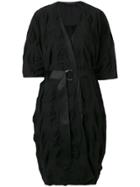 Federica Tosi Tie Waist Wrap Dress - Black