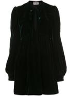 Saint Laurent Babydoll Shirt Dress - Green