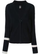 Lorena Antoniazzi Ls Oversize Cdg V Neck Drop Shoulder Rib Star Snap