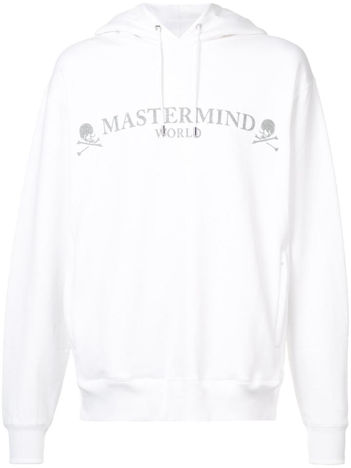 Mastermind Japan Logo Print Hoodie - White
