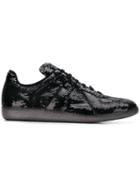 Maison Margiela Sequin-embellished Trainers - Black
