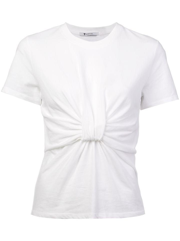T By Alexander Wang Front Fastened T-shirt - White