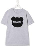Moschino Kids Toy Silhouette Logo T-shirt - Grey