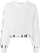 Philosophy Di Lorenzo Serafini Sequin Embroidered Jumper - White