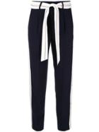 Comme Moi Side Stripe Trousers - Blue