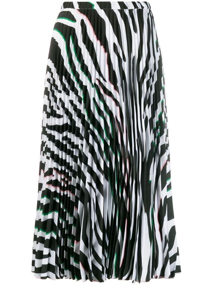 Vivetta Animal Print Skirt - White