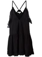 Iro V-neck Dress, Women's, Size: 34, Black, Polyester