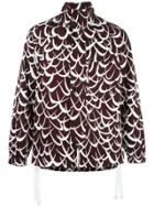 Marni Geometric Jacket - Red