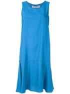 Gloria Coelho Knee High Straight Dress - Blue