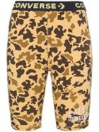 Converse X Faith Connexion Camouflage Bicycle Shorts - Neutrals