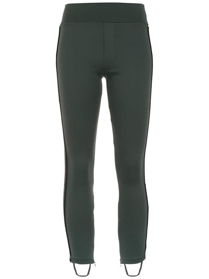 Andrea Bogosian Embroidered Leggings - Green
