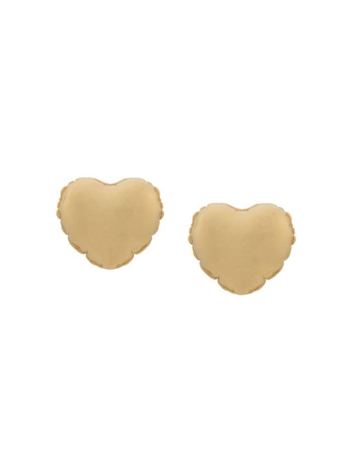 Marc Jacobs Balloon Heart Earrings - Gold
