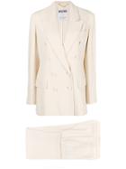 Moschino Vintage 1990's Double-breasted Trousers Suit - Nude &