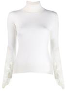 Ermanno Scervino Turtle Neck Jumper - White