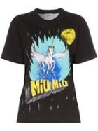 Miu Miu Unicorn Print T-shirt - Black
