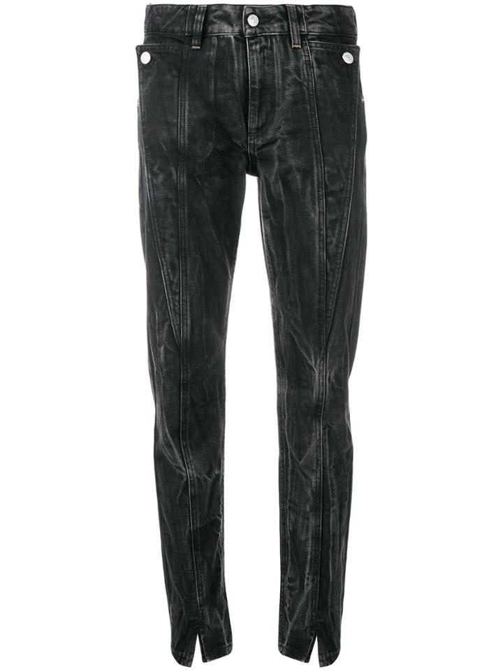 Givenchy Bleached Marble Jeans - Black