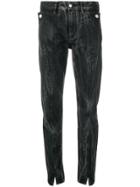 Givenchy Bleached Marble Jeans - Black