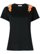 Paco Rabanne Flame Patch T-shirt, Women's, Size: Medium, Black, Cotton