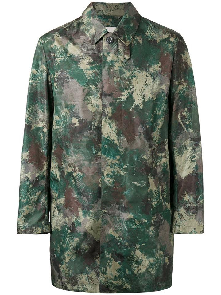 Mackintosh - Camouflage Print Coat - Men - Nylon - 42, Green, Nylon