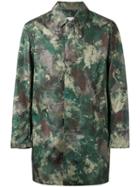 Mackintosh - Camouflage Print Coat - Men - Nylon - 42, Green, Nylon
