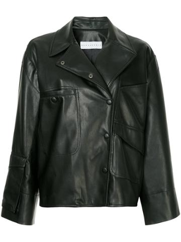 Nino Babukhadia Faux Leather Jacket - Black