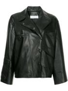Nino Babukhadia Faux Leather Jacket - Black