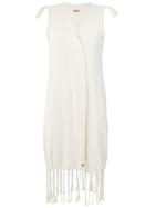 Caravana Voltan Sleeveless Cardigan - White