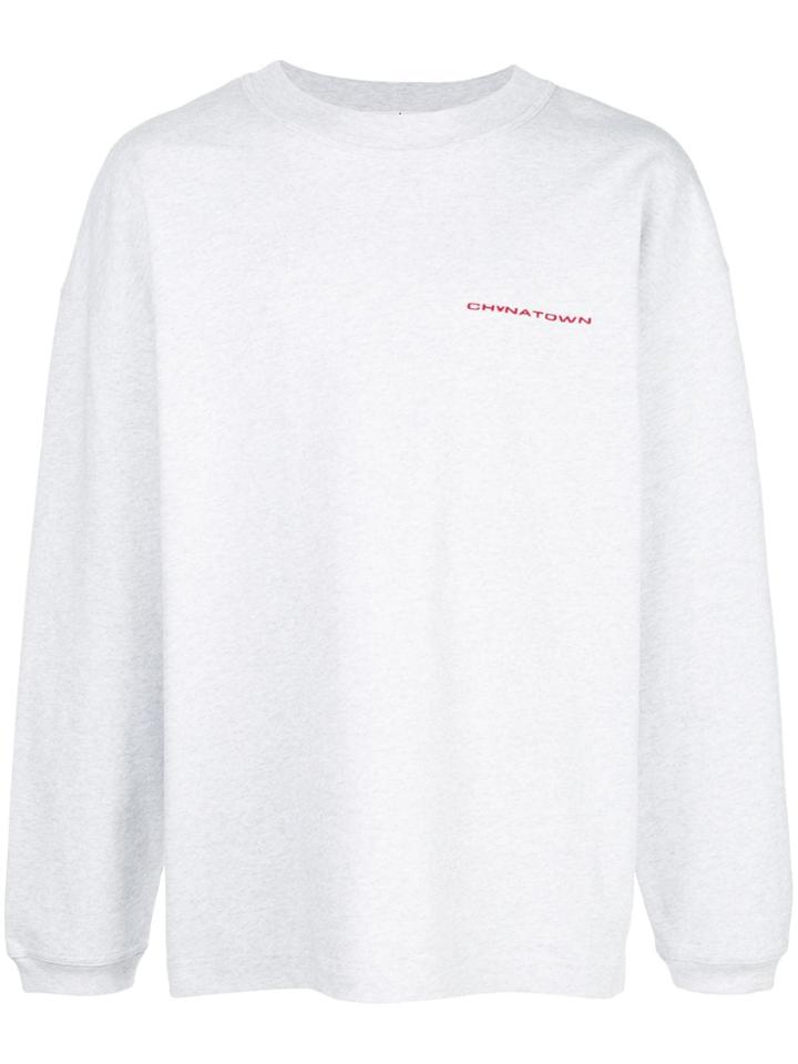 Alexander Wang 'chynatown' Crew-neck Sweatshirt - Grey