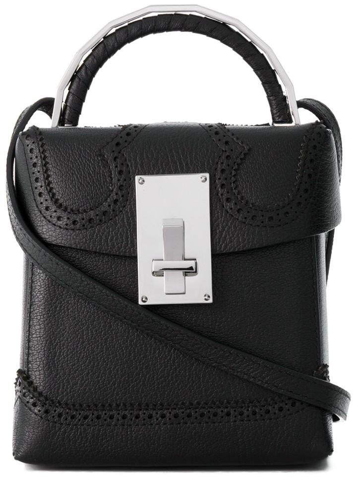 The Volon Cross Body Box Bag - Black
