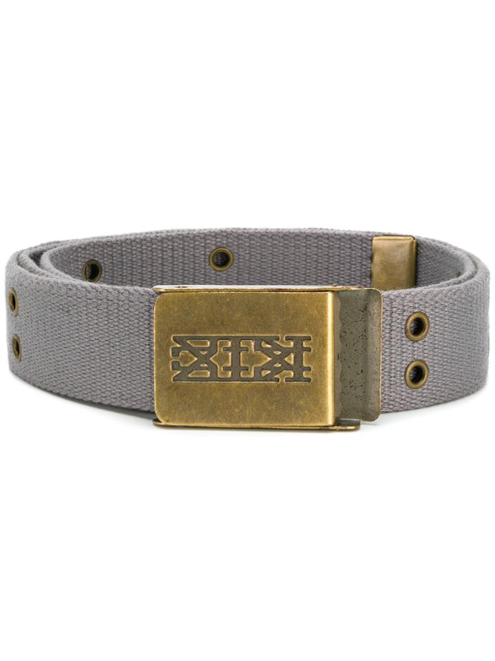 Ktz Logo Buckle Belt - Grey