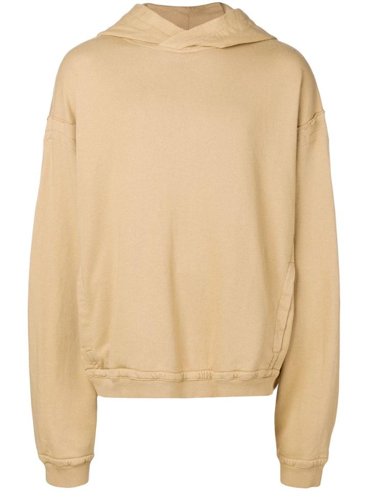 Haider Ackermann Floral Embroidered Hoodie - Nude & Neutrals