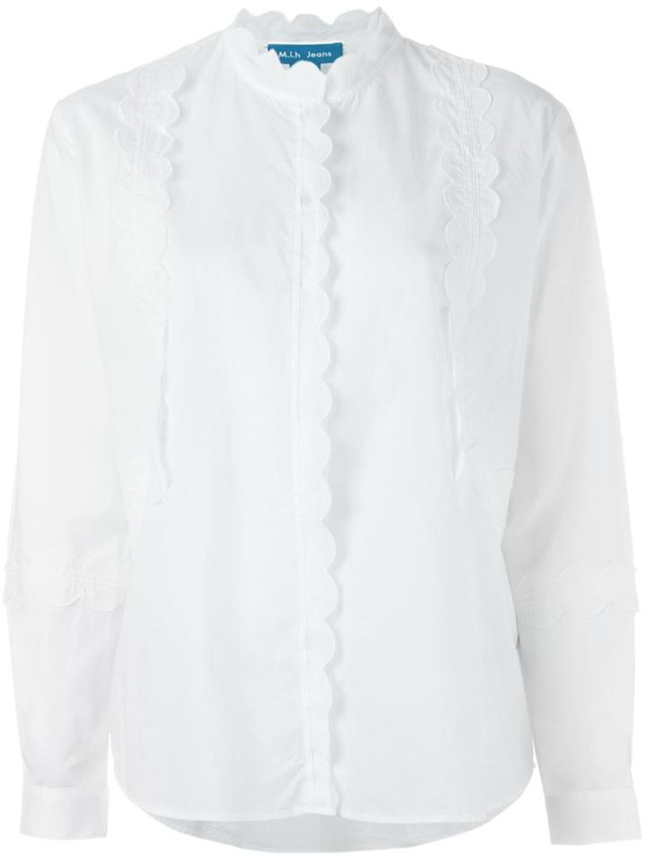 Mih Jeans 'ile' Shirt, Women's, Size: Large, White, Cotton