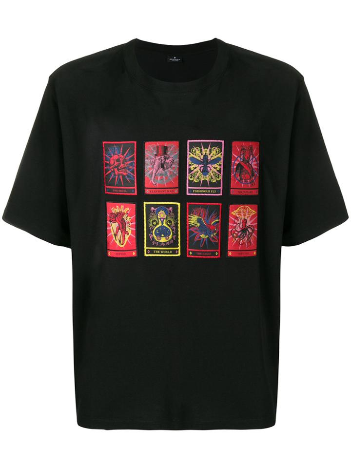 Marcelo Burlon County Of Milan Front Printed T-shirt - Black
