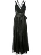 Elie Saab - Metallic One Piece And Skirt - Women - Polyester/viscose - 38, Black, Polyester/viscose