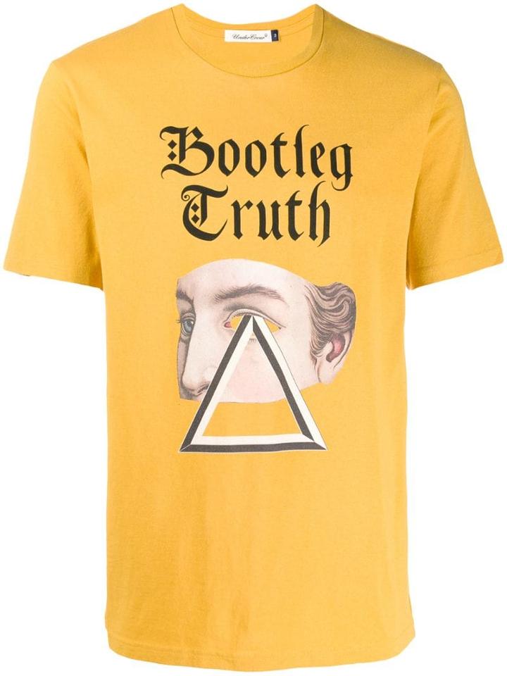 Undercover Bootleg Truth Graphic Print T-shirt - Yellow