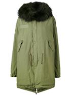 Mr & Mrs Italy - Fur Trim Parka - Men - Cotton/leather/polyester/polypropylene - Xl, Green, Cotton/leather/polyester/polypropylene