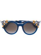 Jimmy Choo Eyewear Vivys Sunglasses - Blue