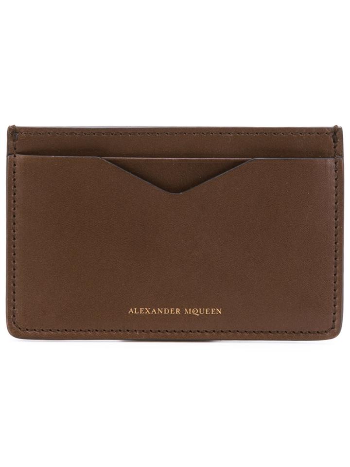 Alexander Mcqueen Classic Cardholder - Brown