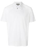 Canali V-neck Polo Shirt - White