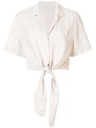 Venroy Summer Stripe Shirt - Brown