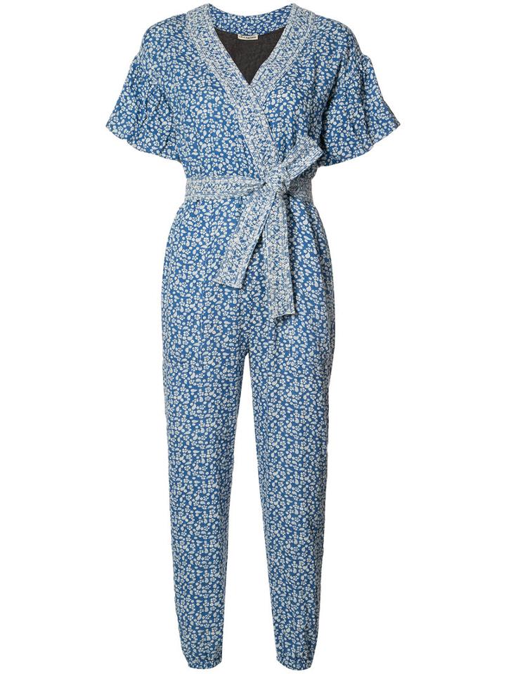 Ulla Johnson Reiko Jumpsuit, Women's, Size: 8, Blue, Cotton