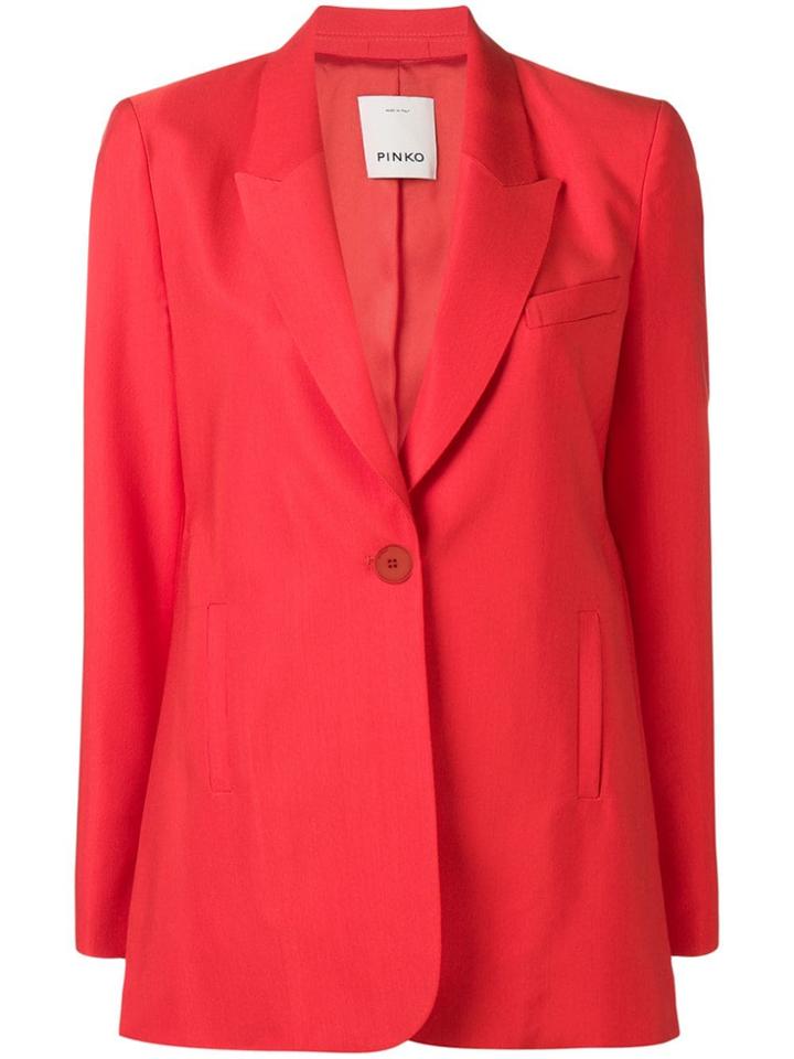 Pinko Sraight-fit Blazer - Red