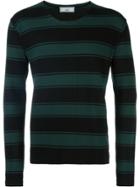 Ami Alexandre Mattiussi Rugby Stripe Sweater - Black