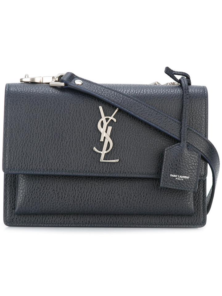 Saint Laurent - Monogram Bag - Women - Calf Leather - One Size, Blue, Calf Leather