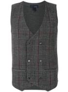 Lardini Giacca Knitted Waistcoat - Grey