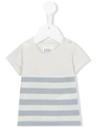 Douuod Kids - Striped T-shirt - Kids - Cotton - 9 Mth, Nude/neutrals