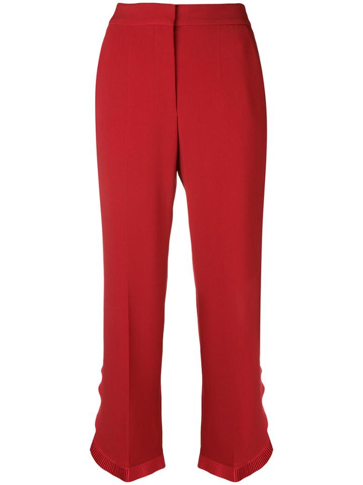 Stella Mccartney Classic Cropped Trousers - Red