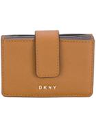 Dkny Foldover Cardholder - Brown