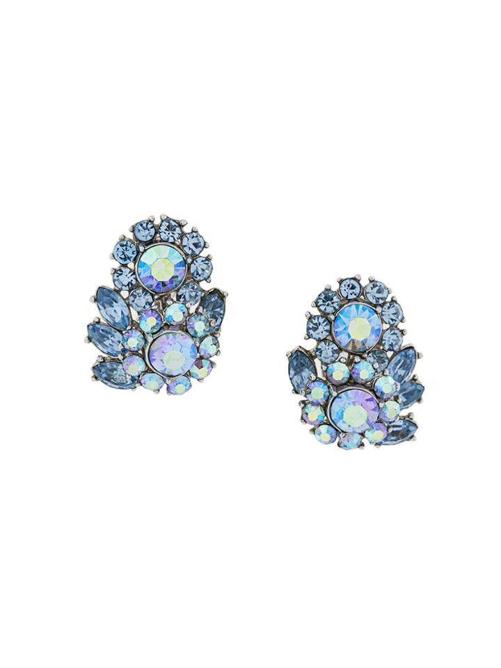Susan Caplan Vintage 1960s Vintage Trifari Swarovski Crystal Clip-on